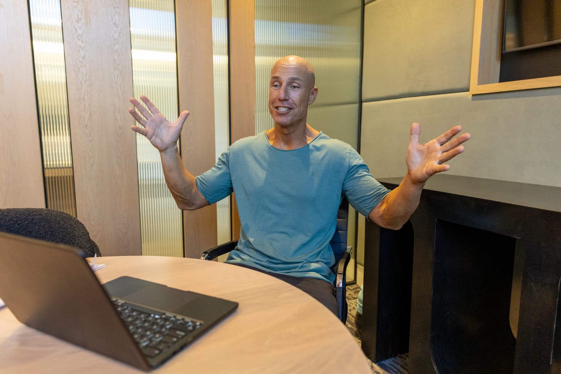 Glenn on a live 316 community Zoom call