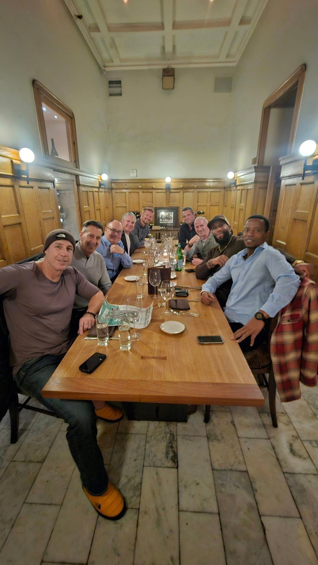 316 members sharing a meal